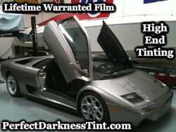 window tint Lamborghini Perfect Darkness Tint
