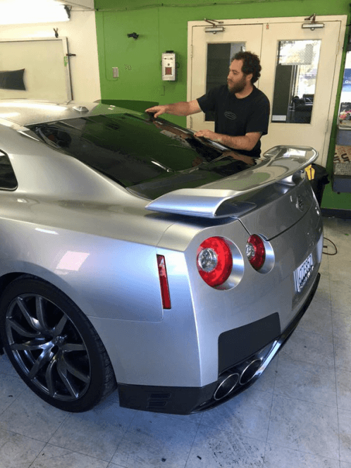 Tinting back window Tinting back window