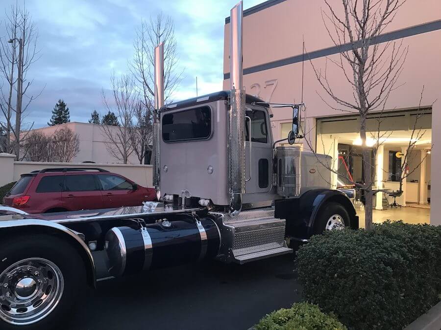 Tinted Semi Truck Tinted Semi Truck